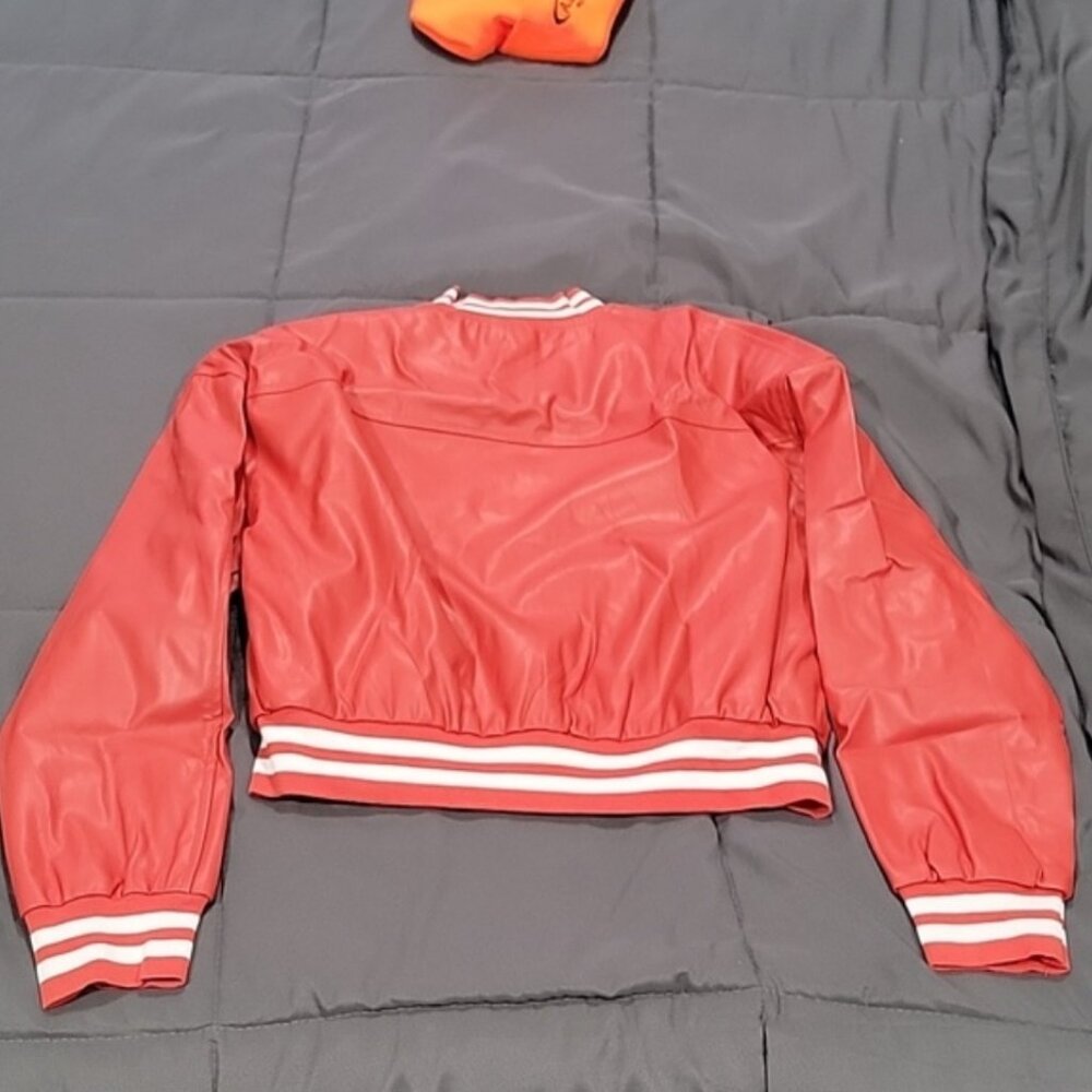 Crop Bomber Jacket - Picture 3 of 8